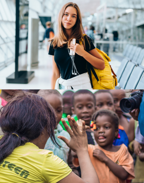 Challenger doing humanitarian work